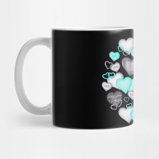 Cute Hearts with Love Mug